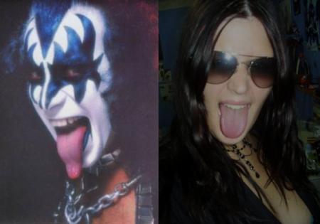 Pas facile d'imiter Gene Simmons...